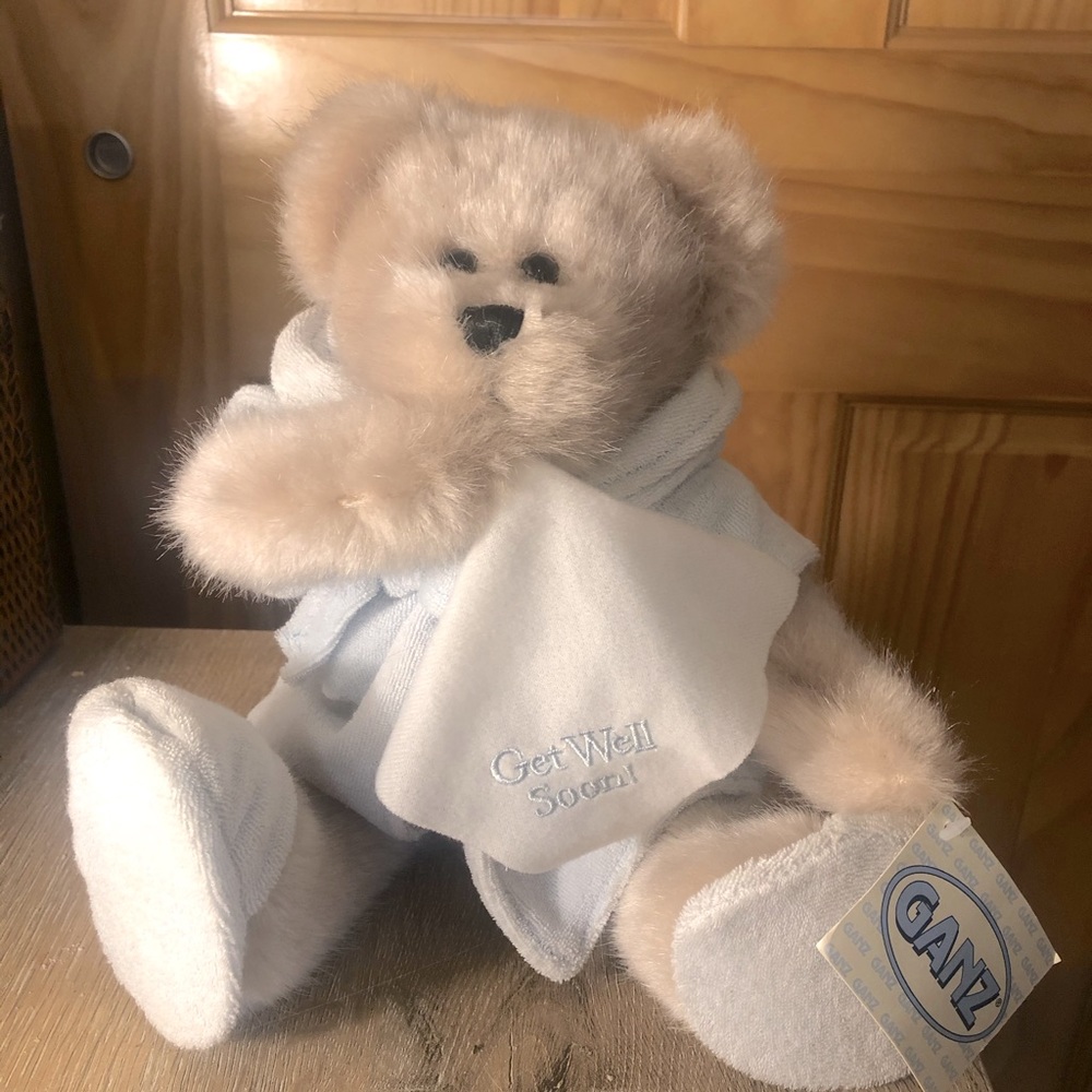 Vintage Ganz Get Well Bear with Original Tag